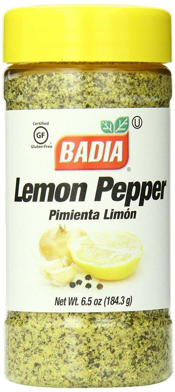Badia Lemon Pepper Seasoning | Condimento de Pimienta y Limon 6 x 184.3 G