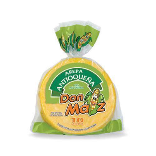 Don Maiz Yellow Arepa (1150g pack = 10 + 2 units) - Chatica