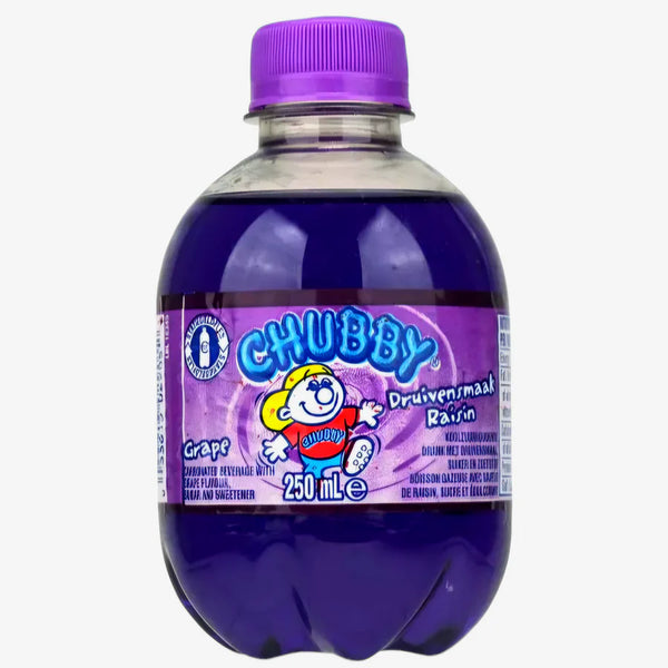 Chubby | Grape Flavoured | Soft Drink 250ml | Case of 24 units