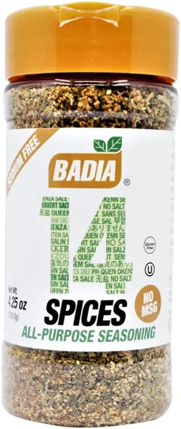 Badia 14 Spices - All Purpose Seasoning | 14 Especias - Condimento Multiusos 6 x 120.5 G