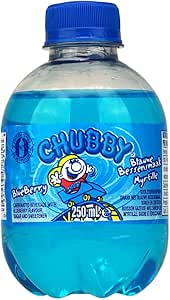 Chubby | Blueberry Flavoured | Soft Drink 250ml | Case of 24 units