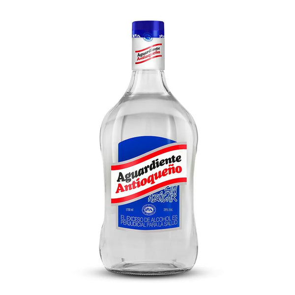 Antioqueño Aguardiente | Blue Top Sugar Free | 1750 ML