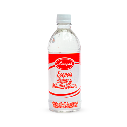 Levapan Esencia - Sabor a Vainilla Blanca | Levapan Essence - White Vanilla Flavor | 24 x 500 ML