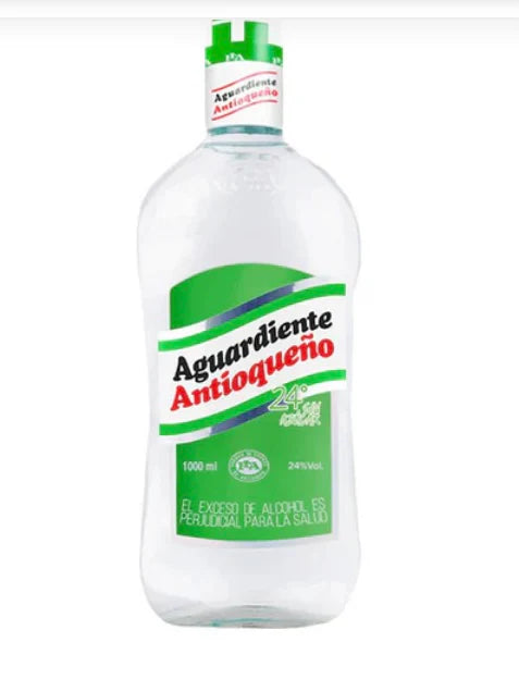 Aguardiente Antioqueño | Top azul sin azúcar | 1 litro