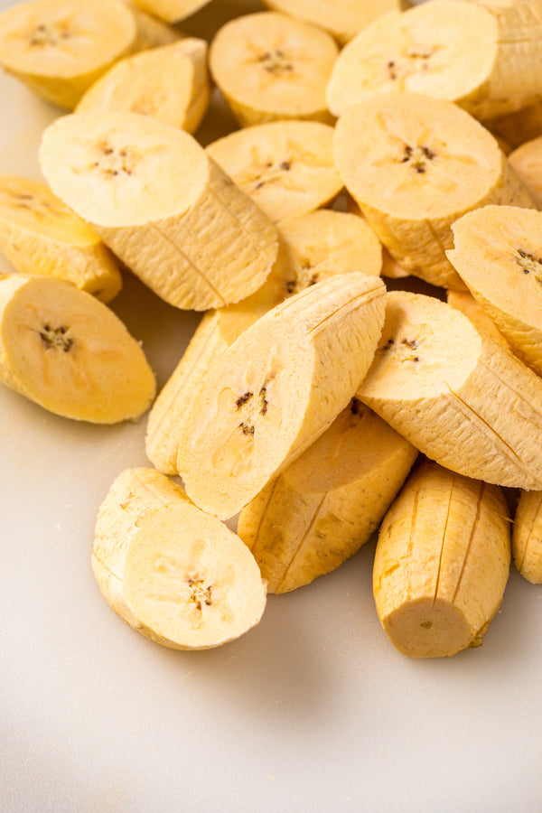 Platano Amarillo Tajado Congelado | Frozen Yellow Plantain Slices | 12 x 1 KG