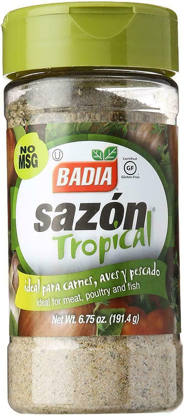 Badia Tropical Seasoning  | Sazon Tropical 6 x 191.4 G