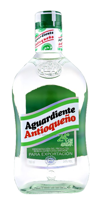 Antioqueño Aguardiente | Green Top Sugar Free | 12 X 700 ML