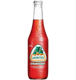 Jarritos | Strawberry Soft Drink | Bebida Gaseosa de Fresa | 12 x 370 ML