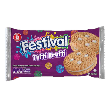 Noel Festival | Tutti Frutti Cookie Biscuits | 12 x 403G