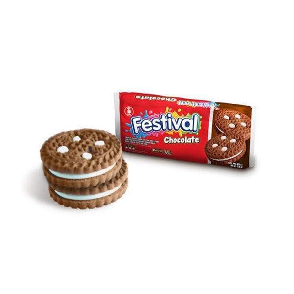 Noel Festival Chocolate Biscuits (415g pack = 12 units) - Chatica
