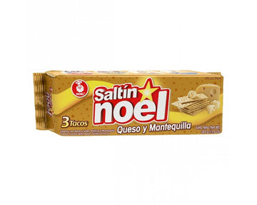 Noel Saltin | Queso Y Mantequilla | Biscuit Crackers | 385g