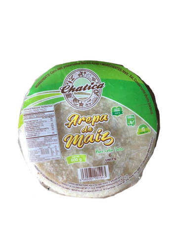 Chatica White Arepa | 12 X 6 UND